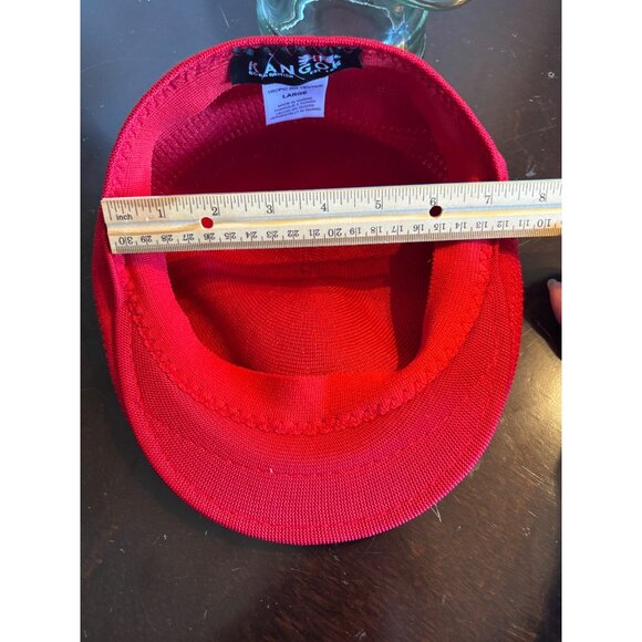 Kangol Tropic 504 Ventair Cap Large Red Lightweight Breathable Knit Stylish Hat - Picture 11 of 15